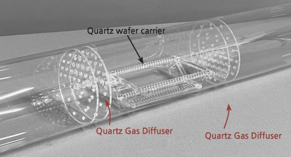 Quartz wafer carrier